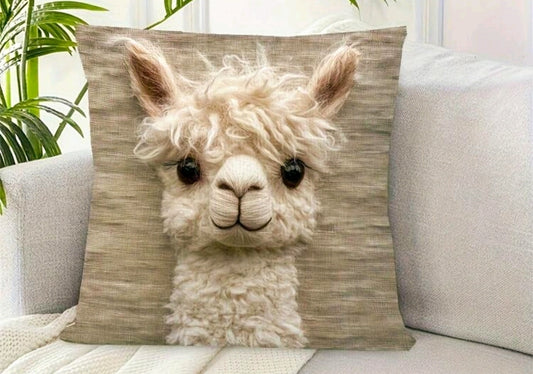 Housse de coussin Alpaga